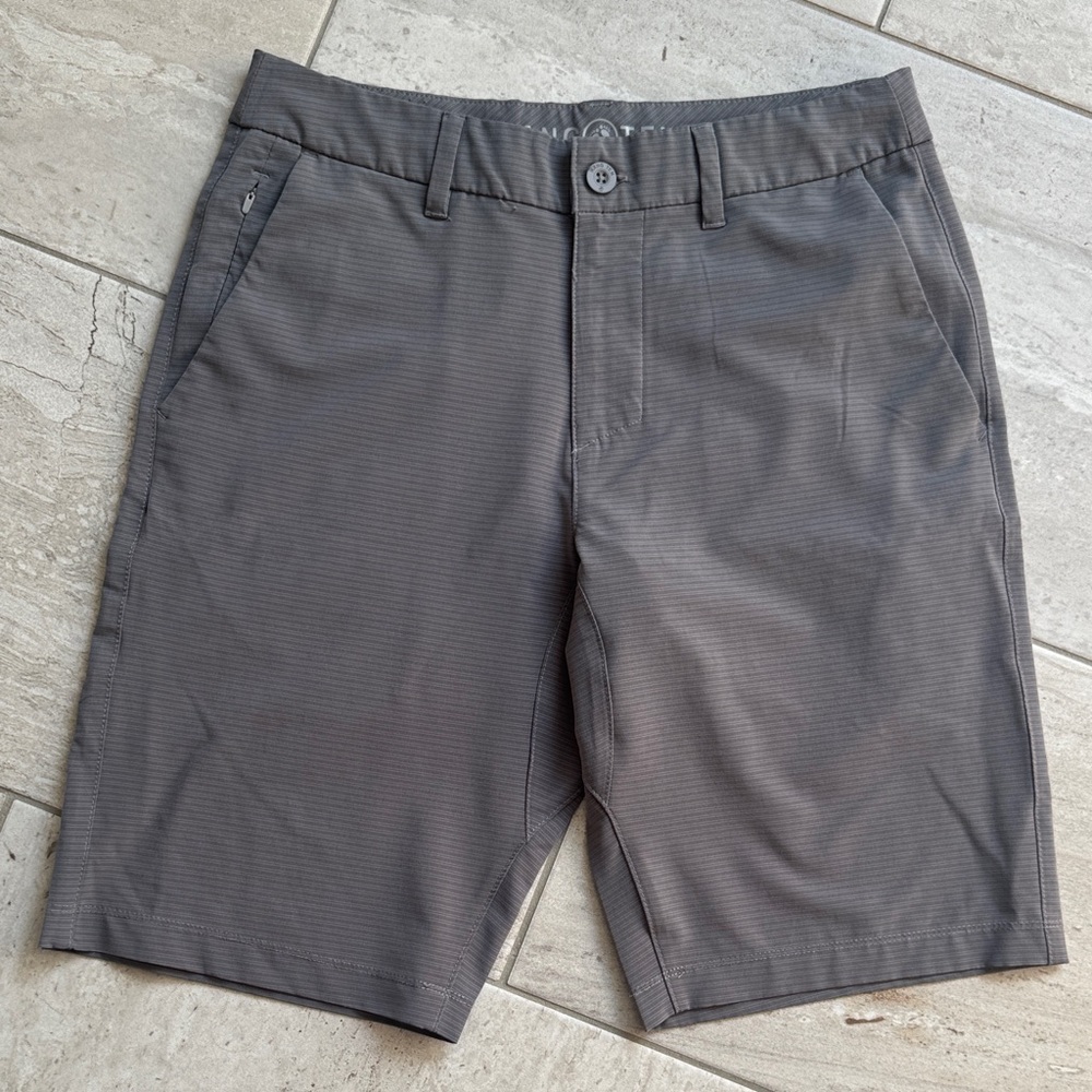 Hang Ten Charcoal Flat Front Shorts